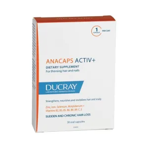 Ducray Anacaps Activ+ Capsules 30 Pcs