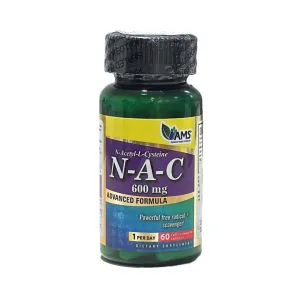 AMS N-Acetyl-L-Cysteine 600mg Capsules 60 Pcs