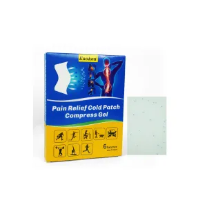 Enokon Pain Relief Cold Patch Compress Gel Patch 6 Pcs