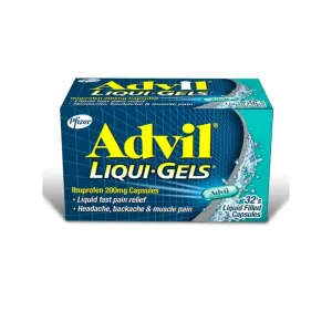 Advil Liqui-Gels 200mg Capsules 32 Pcs