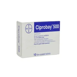Ciprobay 500mg Tablets 10 Pcs