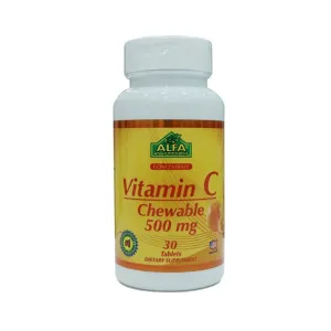 Alfa Vitamin C 500mg Chewable Tablets 30 Pcs