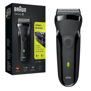 Braun Series 3 Clean & Close Shaver 300s Black & Yellow