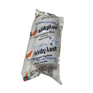 Aidplast Cotton Crepe Bandage 8cmx4.5m 1 Pc