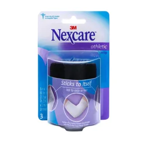 Nexcare Athletic Wrap Coban Self-Adherent Bandage Black 3 Inch