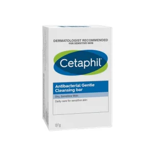 Cetaphil Antibacterial Gentle Cleansing Bar For Dry Sensitive Skin 127gm