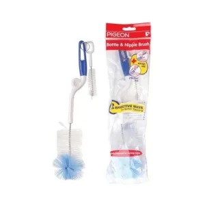 Pigeon 2-in-1 Bottle & Nipple Brush 1 Pc