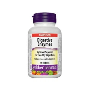 Webber Naturals Digestives Enzymes Tablets 90 Pcs