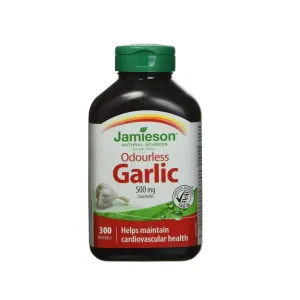 Jamieson Odourless Garlic 500mg Softgels 300 Pcs