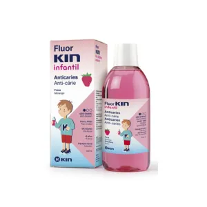 Fluor Kin Infantil Mouthwash Strawberry Mouthwash 500ml