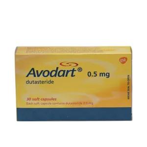 Avodart 0.5mg Soft Gelatin Capsules 30 Pcs