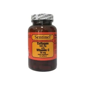 Sentinel Collagen 500mg With Vitamin C 50mg Capsules 100 Pcs