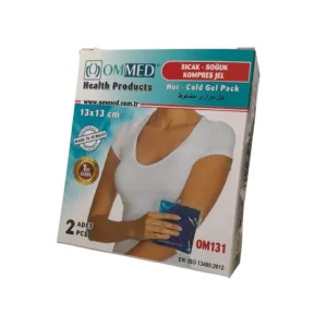 Ommed OM131 Hot-Cold Gel Pack 13x13cm 2 Pcs