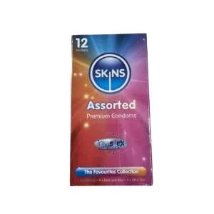 Skins Assorted Premium Condoms 12 Pcs