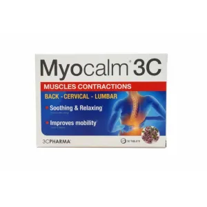 Myocalm 3C Muscle Contractions Tablets 30 Pcs