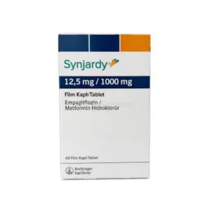Synjardy 12.5mg/1000mg Tablets 60 Pcs