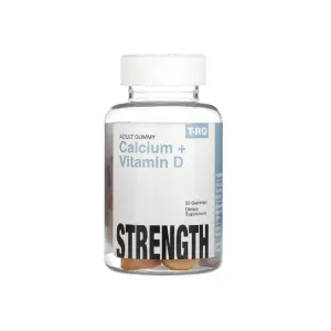 T-RQ Adult Gummy Calcium + Vitamin D Strength Gummies 30 Pcs