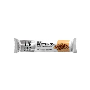 Born Winner Waffle With Chocolate High Protein Bar 85gm