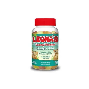 Leona's Omega Plus DHA Gummies 60 Pcs