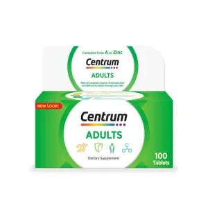 Centrum Adults Dietary Supplement Tablets 100 Pcs