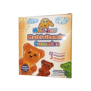 Multi Jelly Multivitamin Gummies Chewable Foam 20gm 7 Pcs