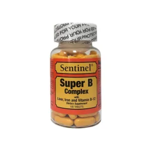 Sentinel Super B Complex With Liver, Iron And Vitamin B-12 Tablets 100 Pcs