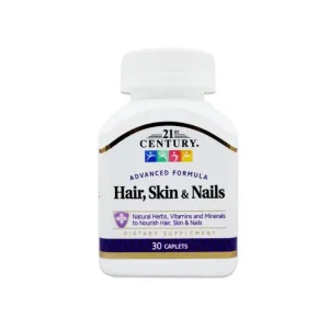 21st Century Hair, Skin & Nails 30 Pcs