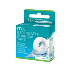 MX Perforated Surgical Tape 1.25cm x 5m 1 Roll
