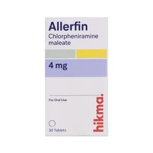 Allerfin 4mg Tablets 30 Pcs