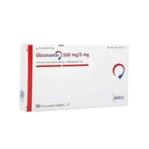 Glucovance 500mg/5mg Tablets 30 Pcs