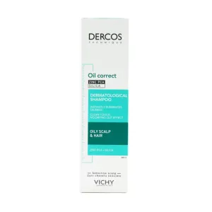 Vichy Dercos Oil Correct Silica Shampoo Oily Scalp & Hair 200ml
