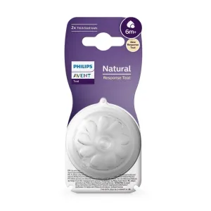 Avent Natural Response Teat 2 Flow 6m+ 2 Pcs