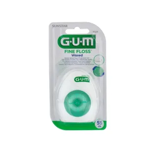 Gum 1555 Fine Floss Waxed Dental Floss 55m