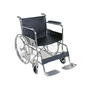 Caremax CA905-Steel Chrome Wheelchair