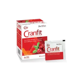 Herbion Cranfit Cranberry Standardized Extract Sachets 10 Pcs