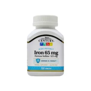 21st Century High-Potency Iron 65mg 120 Pcs