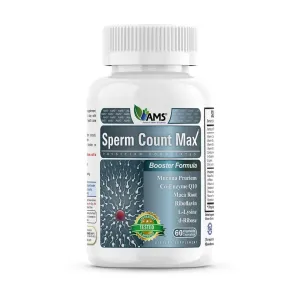 AMS Sperm Count Max Booster Formula Capsules 60 Pcs