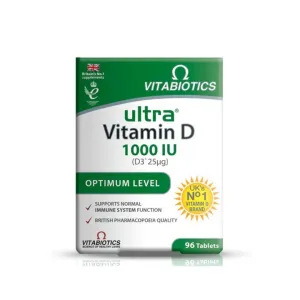 Vitabiotics Ultra Vitamin D 1000 IU Tablets 96 Pcs