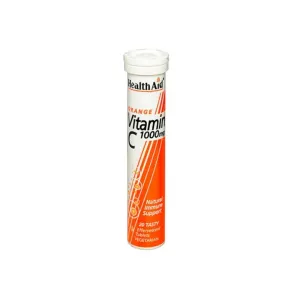 HealthAid Vitamin C Orange 1000mg Effervescent Tablets 20 Pcs