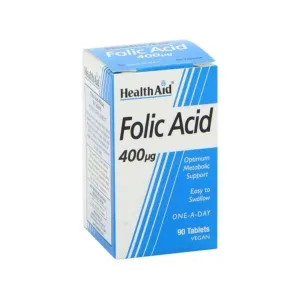 HealthAid Folic Acid 400mcg Tablets 90 Pcs