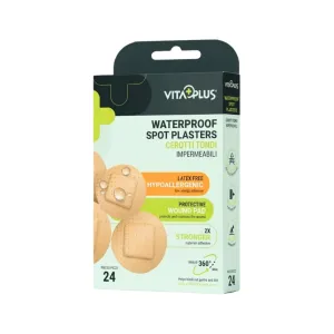 Vitaplus Waterproof Spot Plasters 24 Pcs