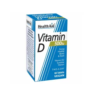 HealthAid Vitamin D 500 IU Tablets 60 Pcs