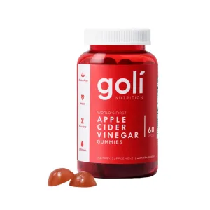 Goli Apple Cider Vinegar Gummies 60 Pcs