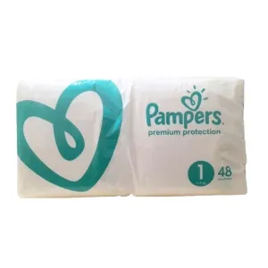 Pampers Premium Protection Size 1 (2-5kg) Baby Diapers 48 Pcs