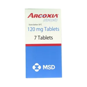 Arcoxia 120mg Tablets 7 Pcs