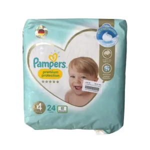 Pampers Premium Protection Size 4 (9-14kg) Baby Diapers 24 Pcs
