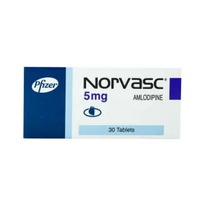 Norvasc 5mg Capsules 30 Pcs