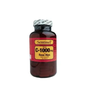 Sentinel Vitamin C-1000mg With Rose Hips & Bioflavonoids 50 Pcs