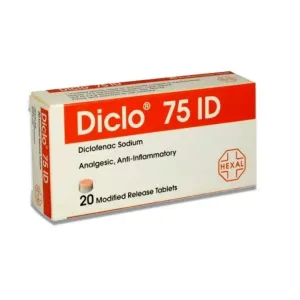 Diclo 75 ID Tablets 20 Pcs