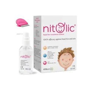 Nitolic Head Lice Spray with Comb 50ml